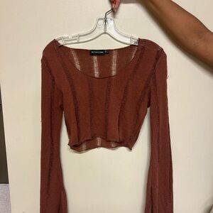 Pretty Little Thing Bell Sleeve Top